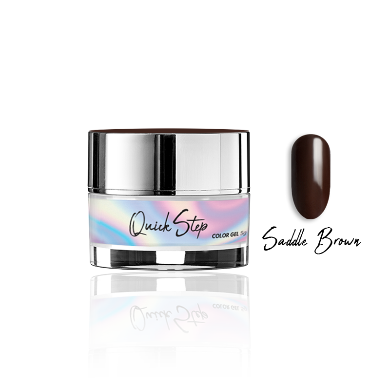Żel UV Quick Step Color 5g - NR 26 Saddle Brown - Modena Nails Shop 