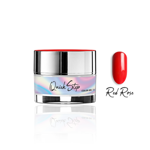 Żel UV Quick Step Color 5g - NR 3 Red Rose - Modena Nails Shop 