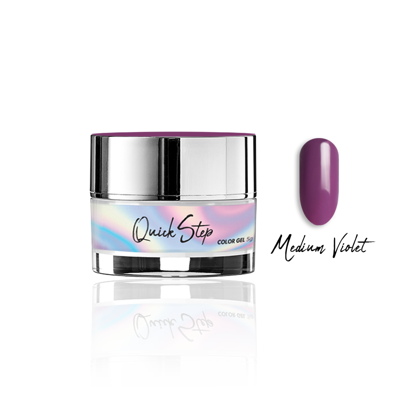 Żel UV Quick Step Color 5g - NR 30 Medium Violet - Modena Nails Shop 