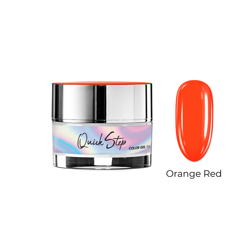 Żel UV Quick Step Color 5g - NR 35 Orange Red