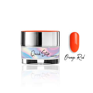 Żel UV Quick Step Color 5g - NR 35 Orange Red - Modena Nails Shop 
