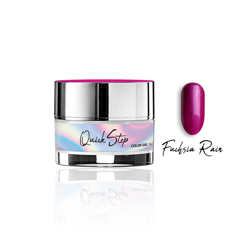 Żel UV Quick Step Color 5g - NR 47  Fuchsia Rain - Modena Nails Shop 