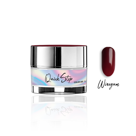 Żel UV Quick Step Color 5g - NR 48 Winegum - Modena Nails Shop 