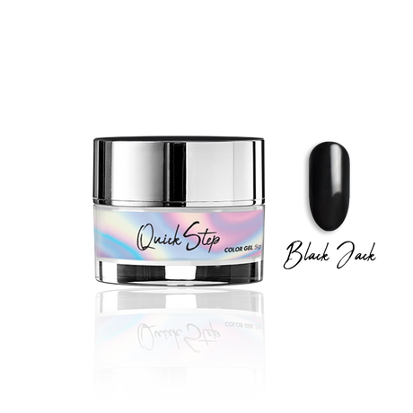 Żel UV Quick Step Color 5g - NR 5 Black Jack - Modena Nails Shop 