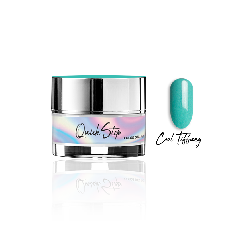 Żel UV Quick Step Color 5g - NR 50 Cool Tiffany - Modena Nails Shop 