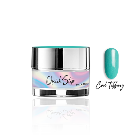 Żel UV Quick Step Color 5g - NR 50 Cool Tiffany - Modena Nails Shop 