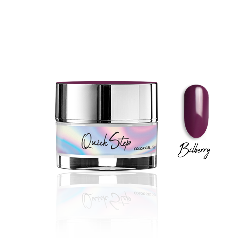 Żel UV Quick Step Color 5g - NR 55 Bilberry - Modena Nails Shop 