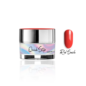 Żel UV Quick Step Color 5g - NR 59 Red Smile - Modena Nails Shop 