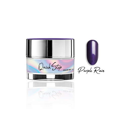 Żel UV Quick Step Color 5g - NR 62 Purple Rain - Modena Nails Shop 