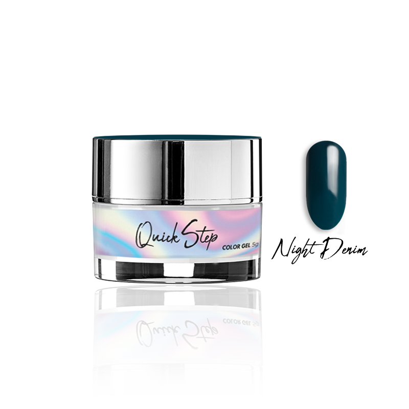 Żel UV Quick Step Color 5g - NR 65 Night Denim - Modena Nails Shop 