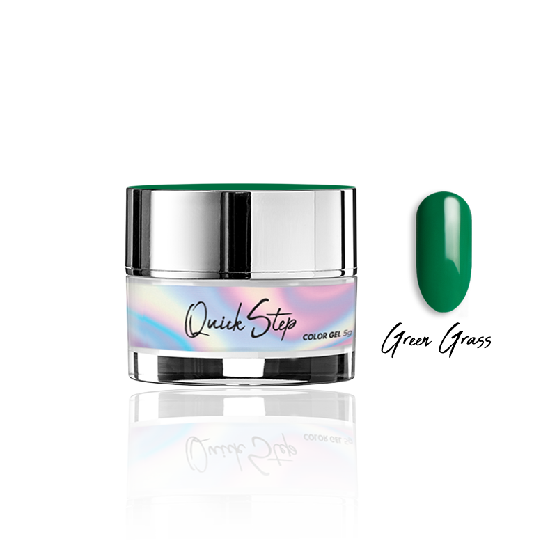 Żel UV Quick Step Color 5g - NR 66 Green Grass - Modena Nails Shop 