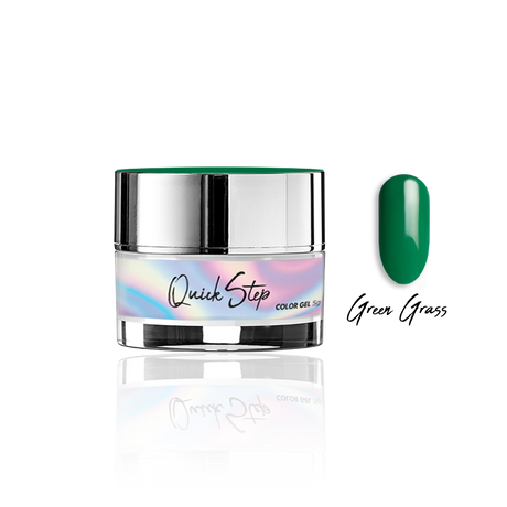 Żel UV Quick Step Color 5g - NR 66 Green Grass - Modena Nails Shop 