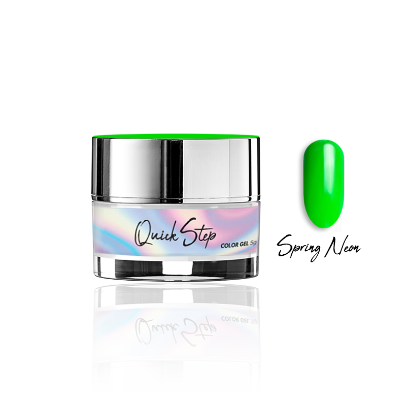 Żel UV Quick Step Color 5g - NR 72 Spring NEON - Modena Nails Shop 