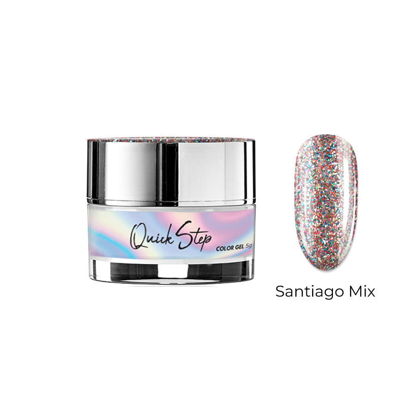 Żel UV Quick Step Color 5g - NR 74 Santiago MIX