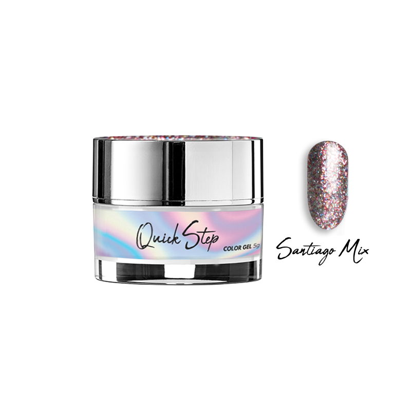 Żel UV Quick Step Color 5g - NR 74 Santiago MIX - Modena Nails Shop 