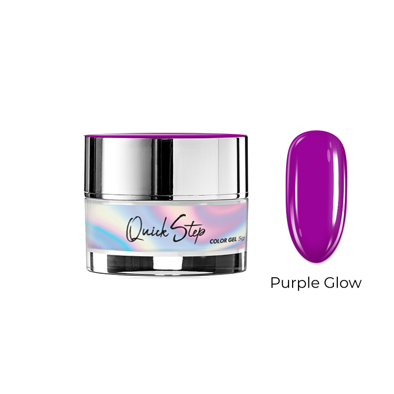 Żel UV Quick Step Color 5g - NR 76 Purple Glow