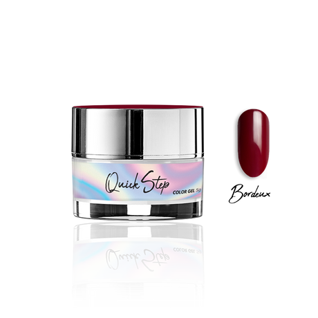 Żel UV Quick Step Color 5g - NR 81 Bordeux - Modena Nails Shop 
