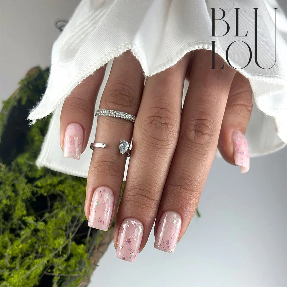 BluLou gumijasta podlaga 9 ml - Rubber Base Essence Pink