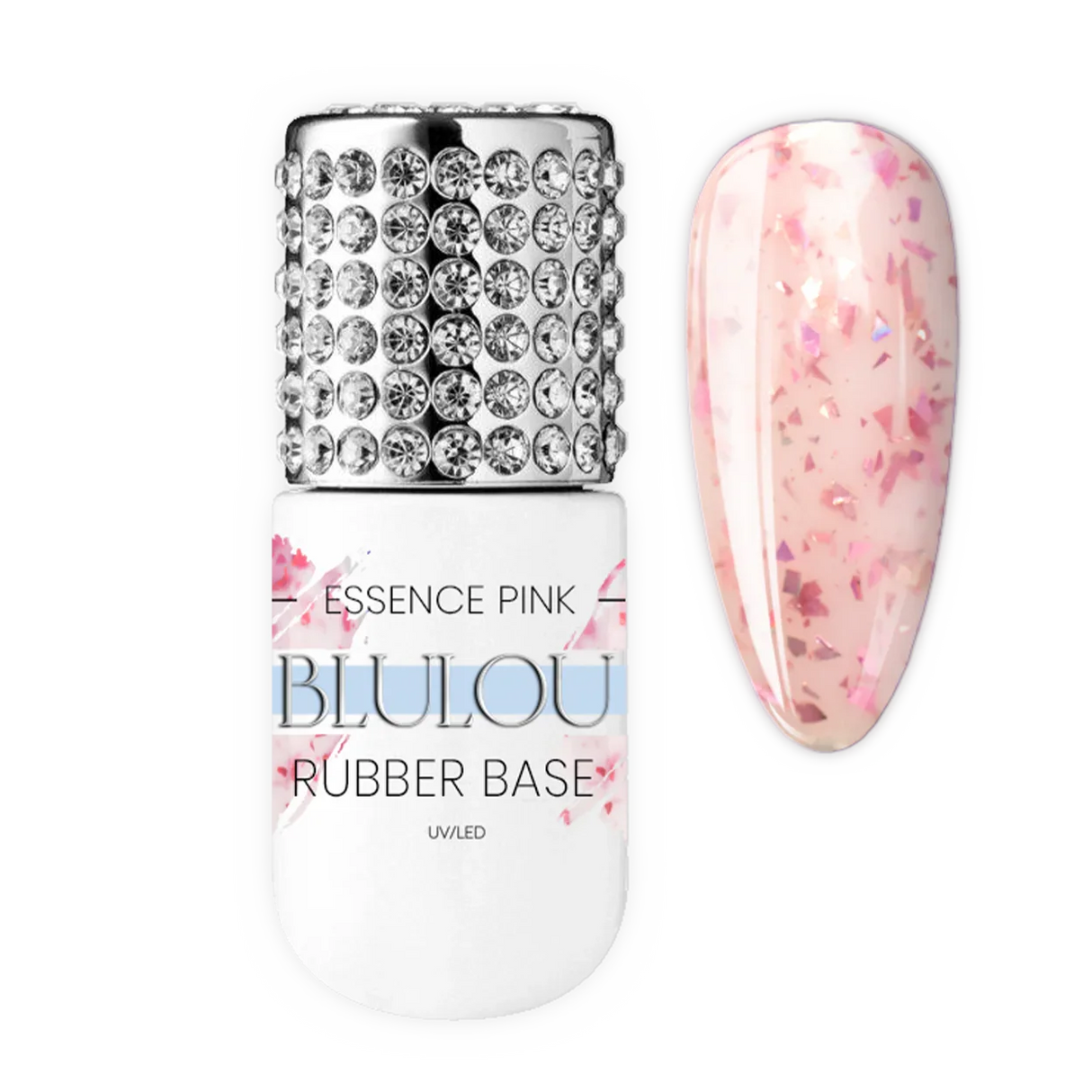 BluLou gumijasta podlaga 9 ml - Rubber Base Essence Pink