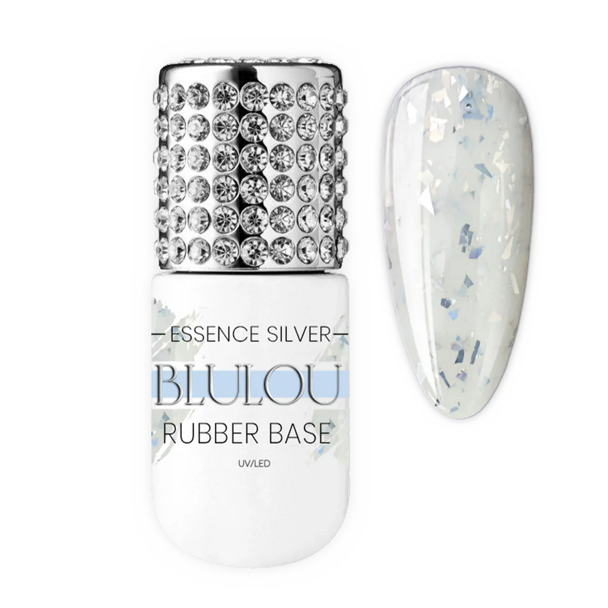 Base de borracha BluLou 9ml - Rubber Base Essence Silver