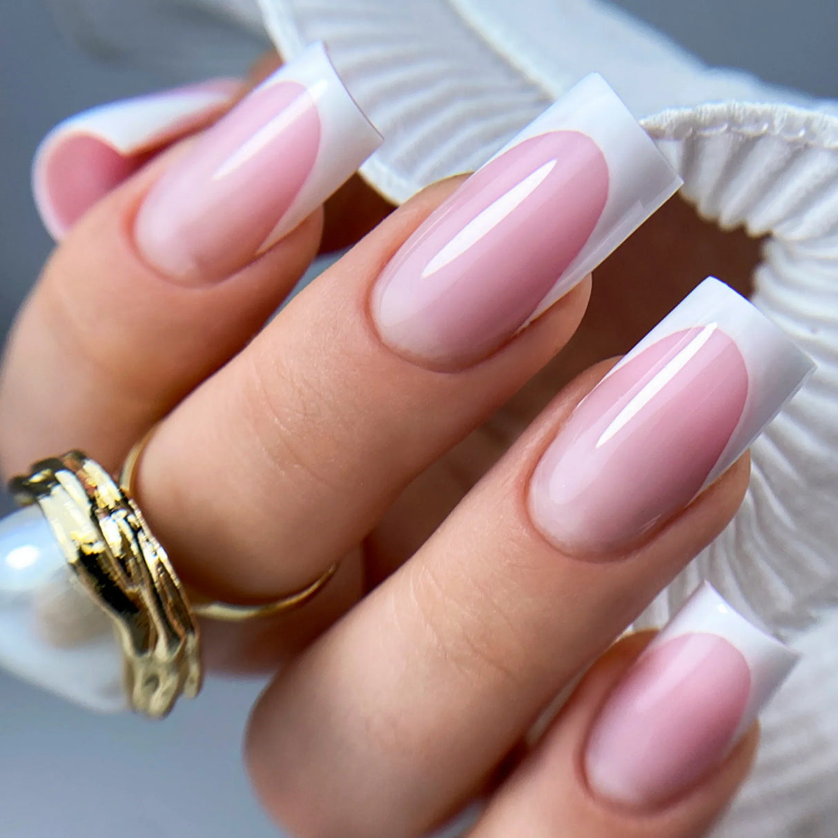 Gel blanc pour peindre les French tips au pinceau - French Liner Gel 8ml