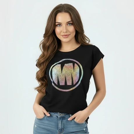 T-shirt Femme Noir Modena