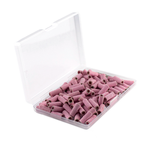 BOITE Rose + MANDRIN Tampons Abrasifs #240