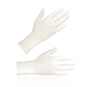 Gants en nitrile blancs non poudrés - 100 pièces