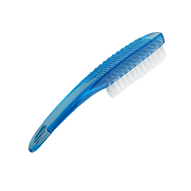 Szczoteczka Do Odpylania Z Rączką - Niebieska - Modena Nails Shop 