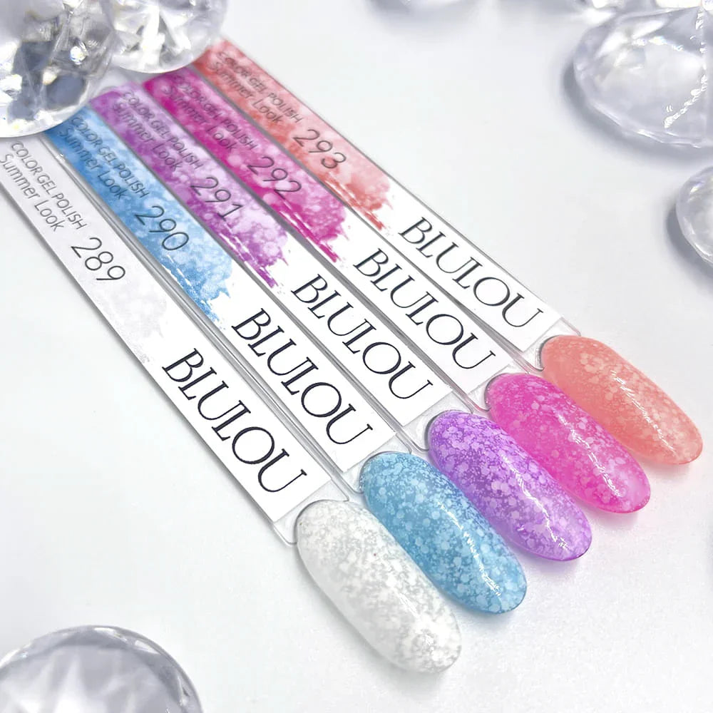 Esmalte de uñas híbrido BluLou 9ml - Summer Look NO: 293